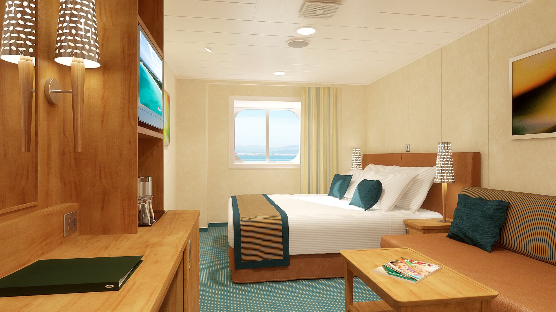 Carnival Breeze Deluxe Ocean View Stateroom