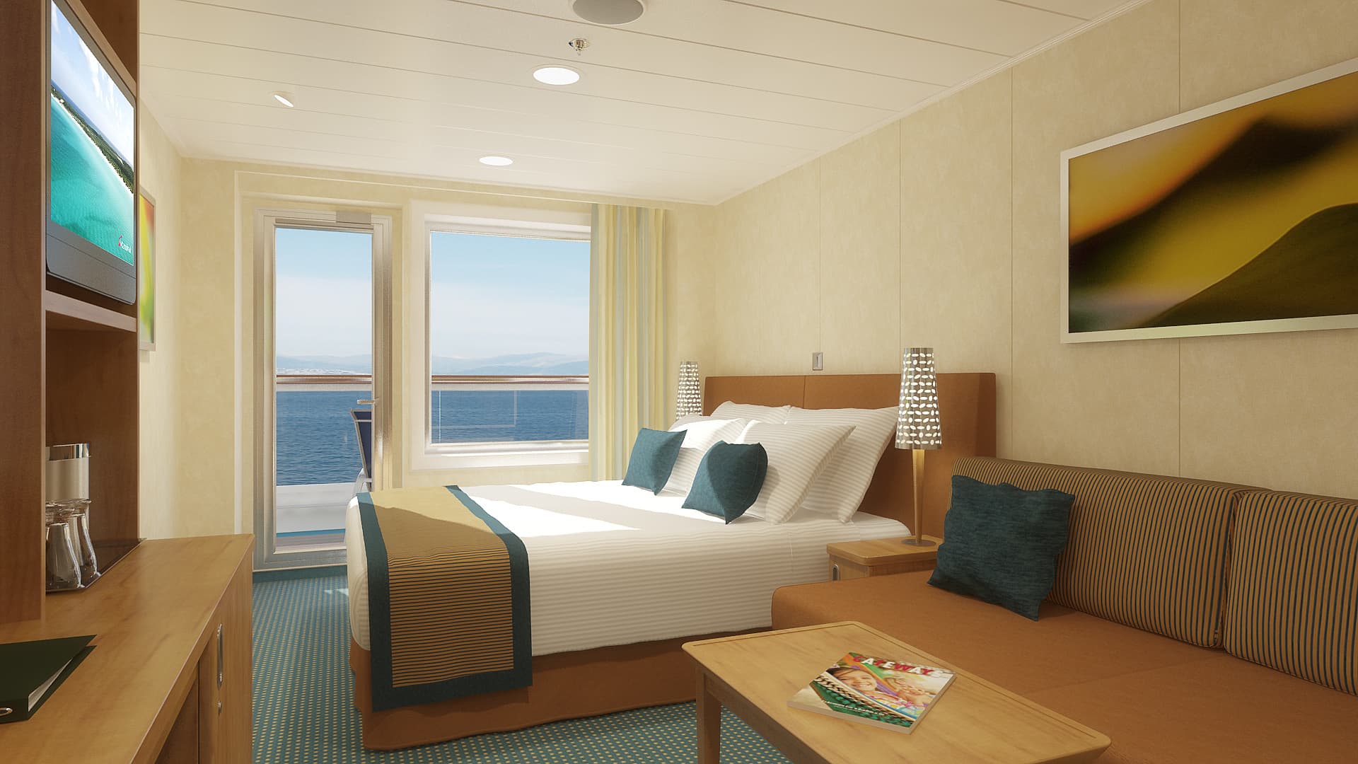 Carnival Breeze Aft View Extended Balcony