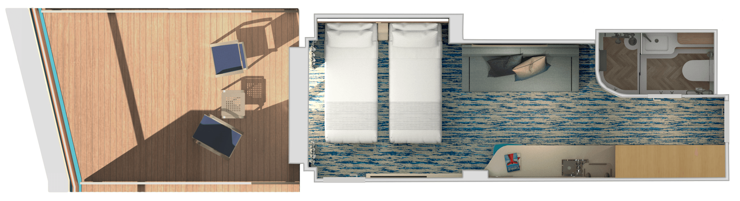 Carnival Celebration Balcony cabin