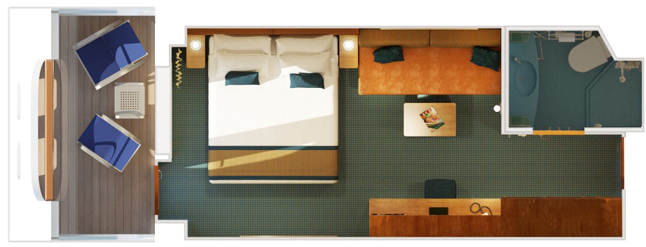 Carnival Breeze Balcony cabin