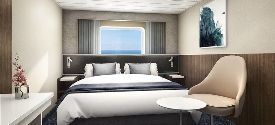 Norwegian Spirit Mid-Ship Oceanview Porthole Window