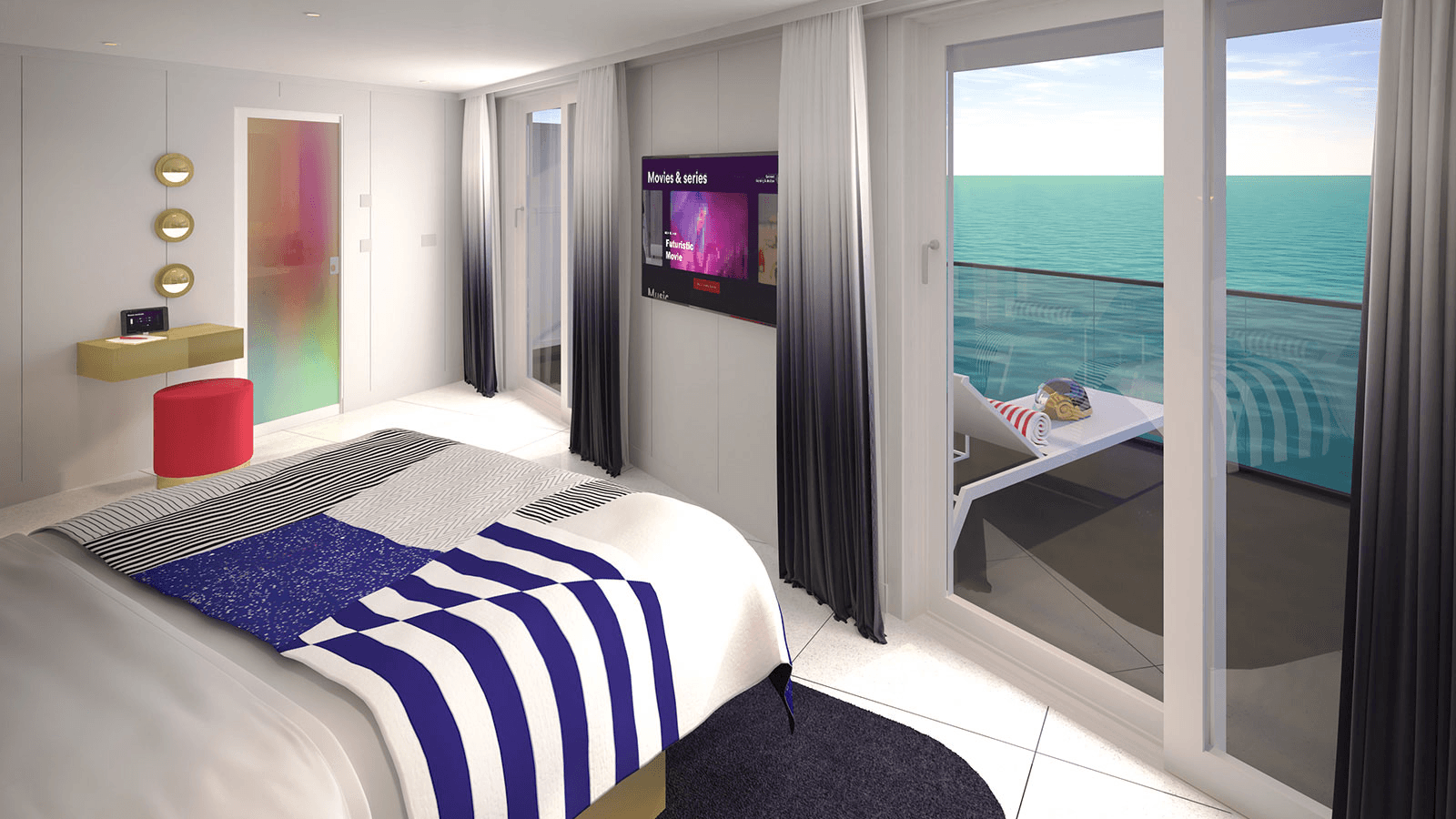 Scarlet Lady Suite cabin