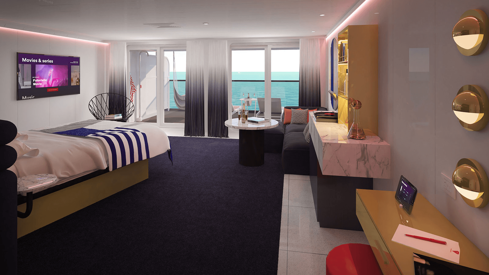 Scarlet Lady Gorgeous Suite