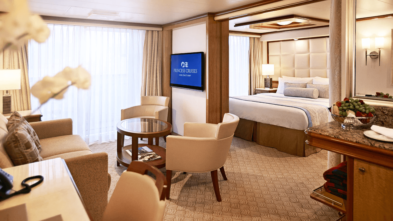 Royal Princess Penthouse Suite With Balcony