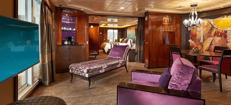 Norwegian Gem The Haven Owner's Suite with Large Balcony