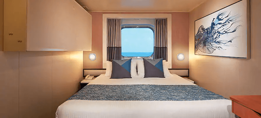 Norwegian Gem Obstructed Oceanview