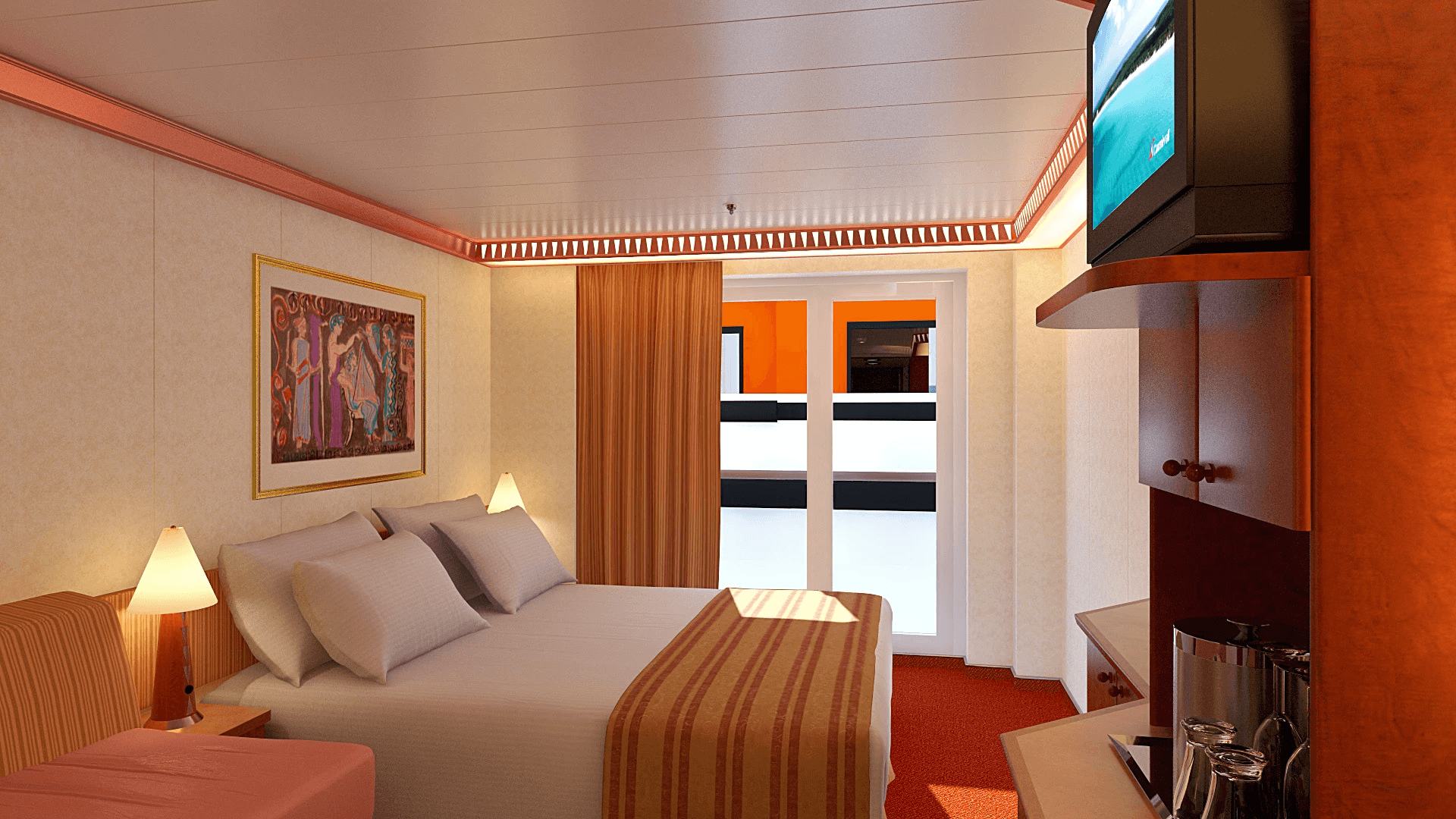 Carnival Legend Interior With Window (Obstructed Views)