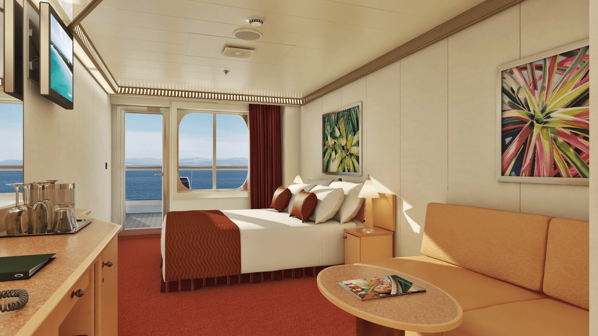 Carnival Magic Aft View Extended Balcony