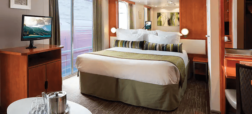 Pride of America 1-Bedroom Obstructed View Family Suite