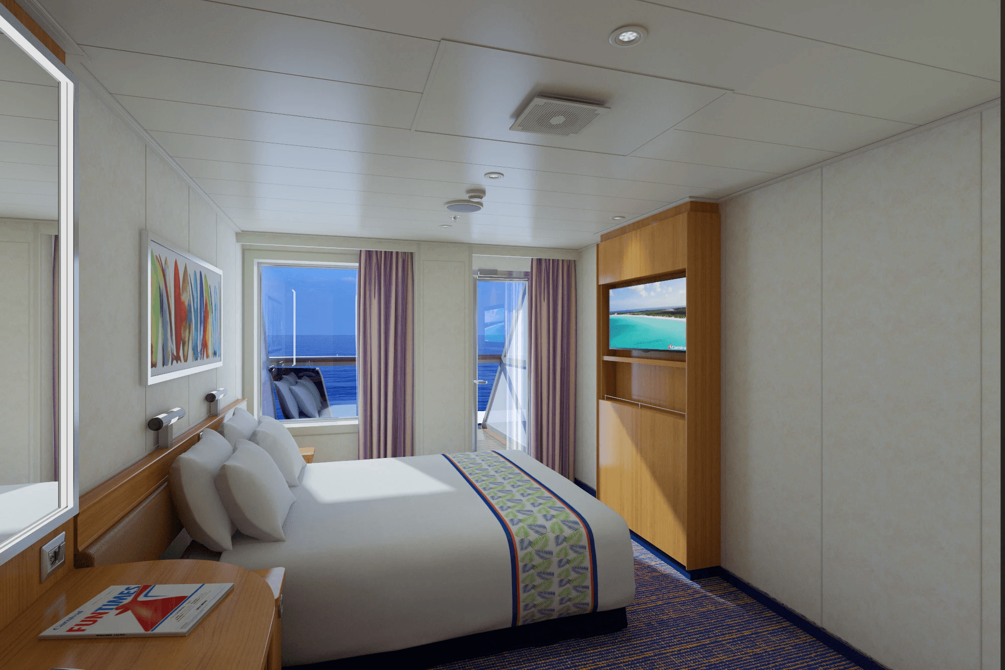 Carnival Sunrise Aft-View Extended Balcony