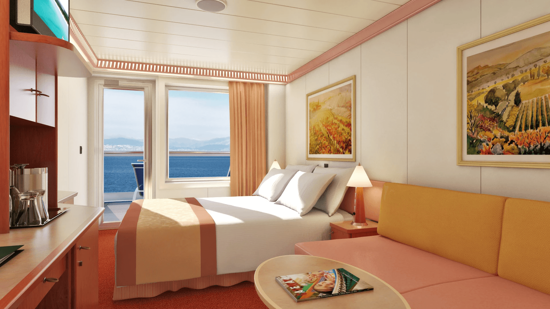 Carnival Valor Aft - View Extended Balcony