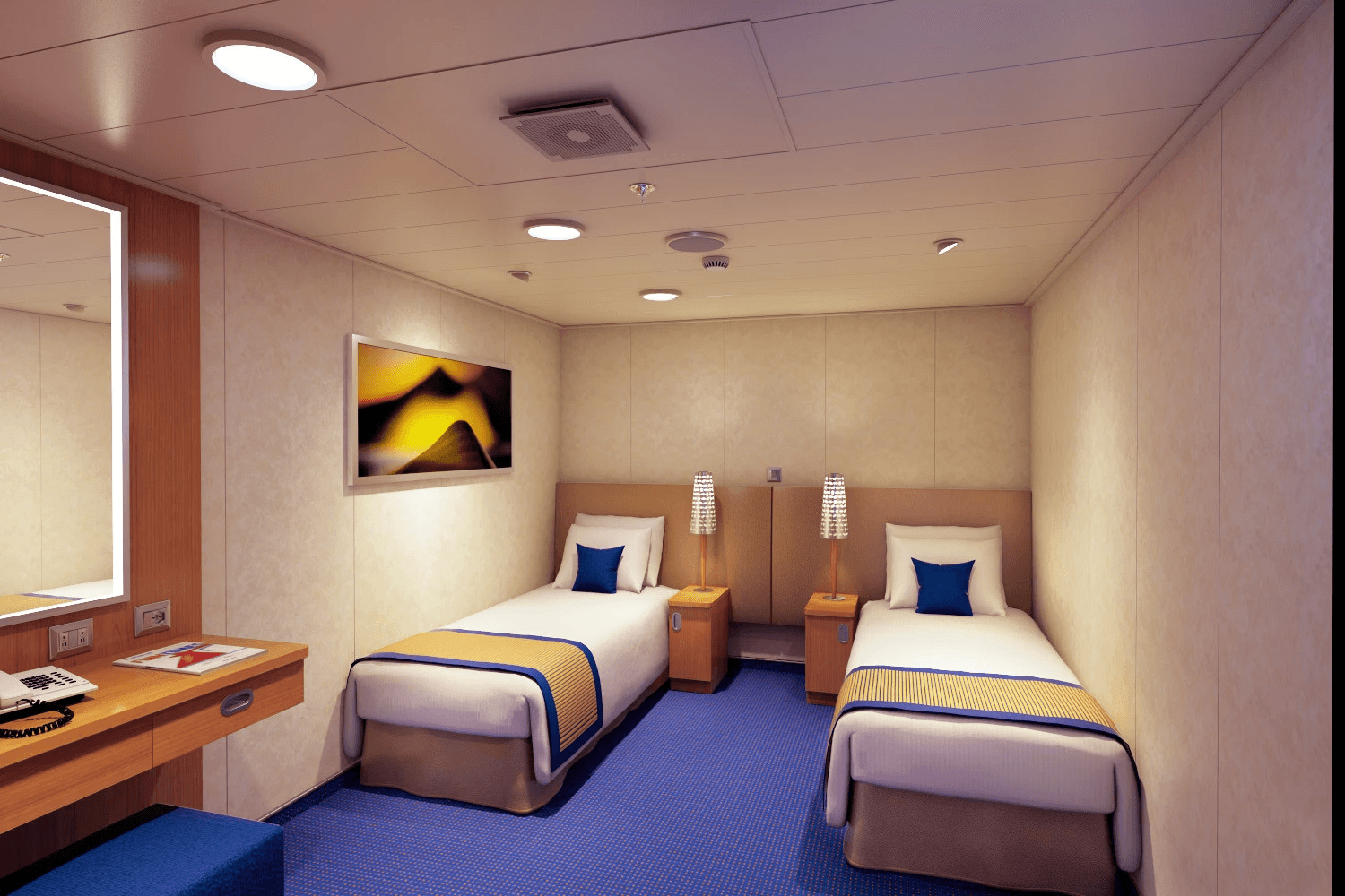 Carnival Vista Inside cabin