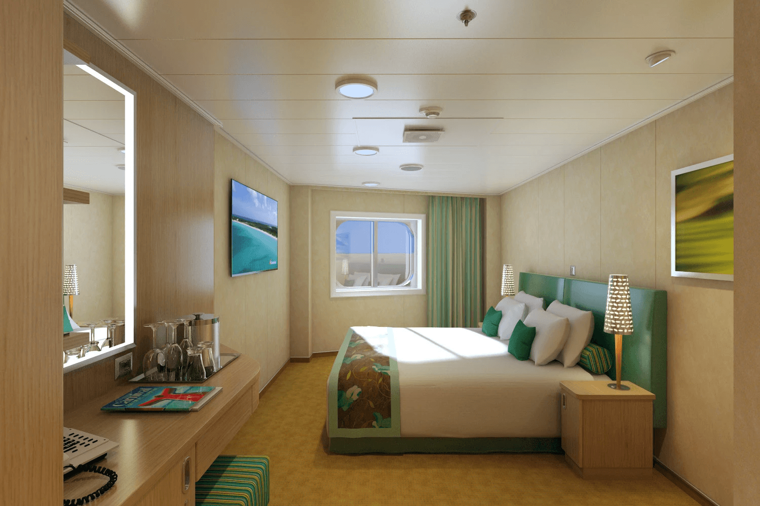 Carnival Vista Spa Ocean View (Obstructed Views)