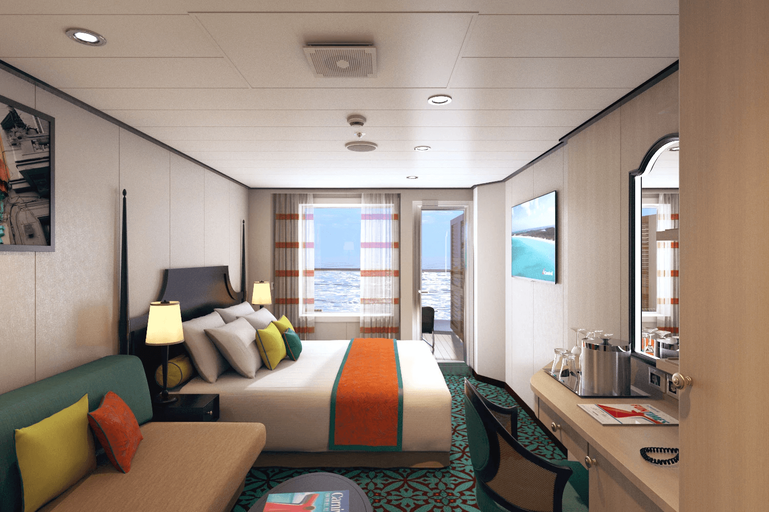 Carnival Vista Havana Aft-View Extended Balcony
