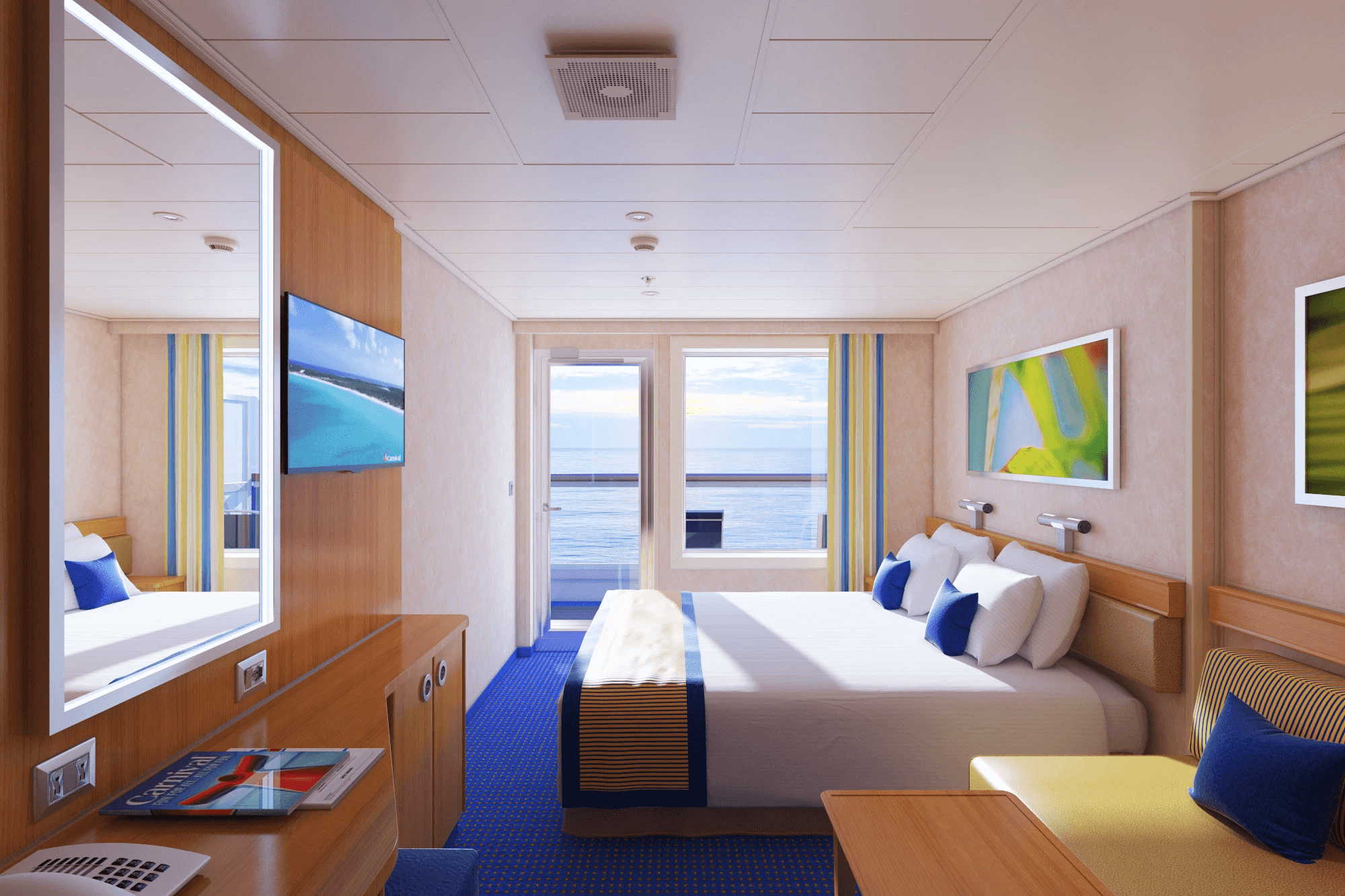 Carnival Sunshine Balcony Stateroom