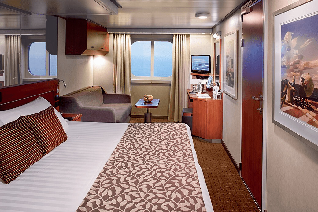 Nieuw Amsterdam Large Ocean view Stateroom (Partial Sea View)