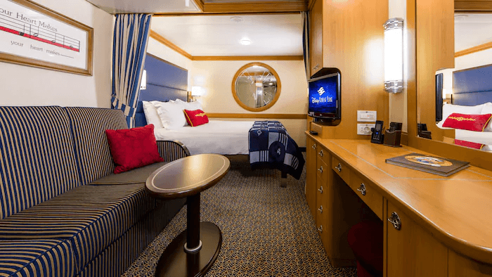 Disney Magic Standard Inside Stateroom