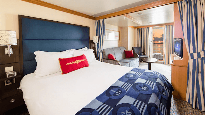 Disney Magic Deluxe Family Oceanview Stateroom With Verandah