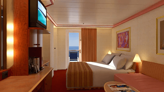 Carnival Miracle Aft View Extended Balcony