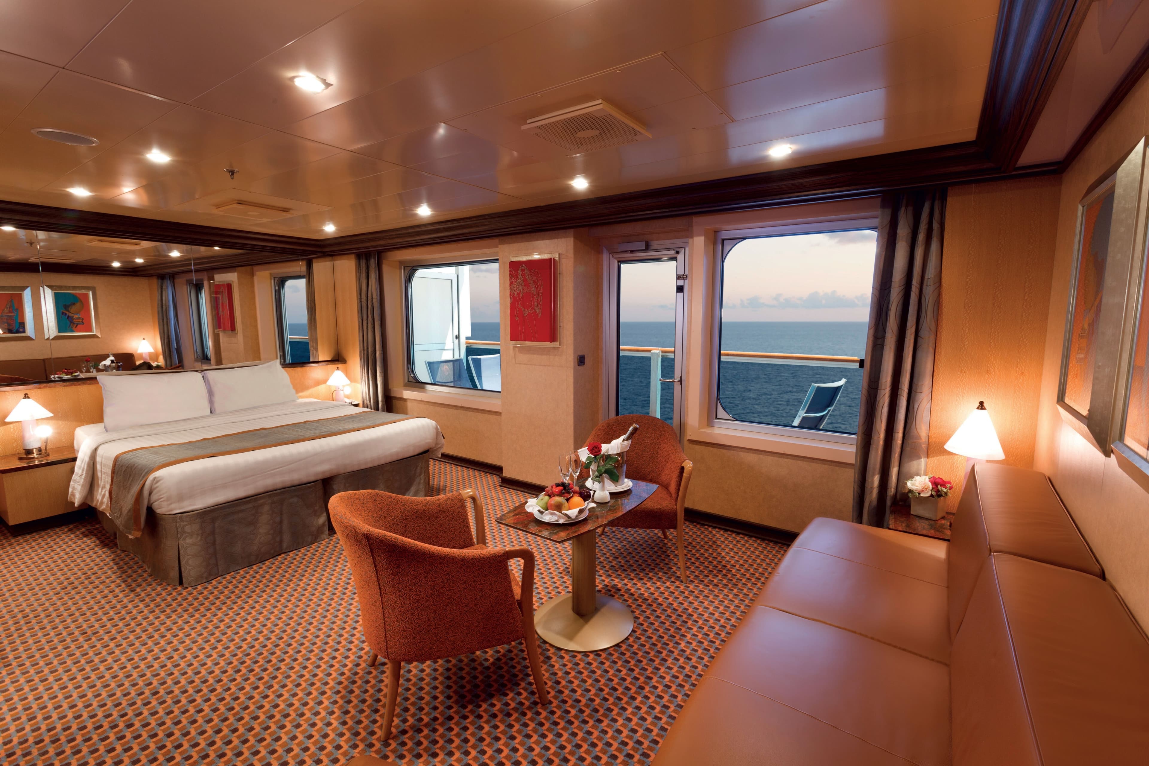 Costa Favolosa Suite with Ocean View Balcony