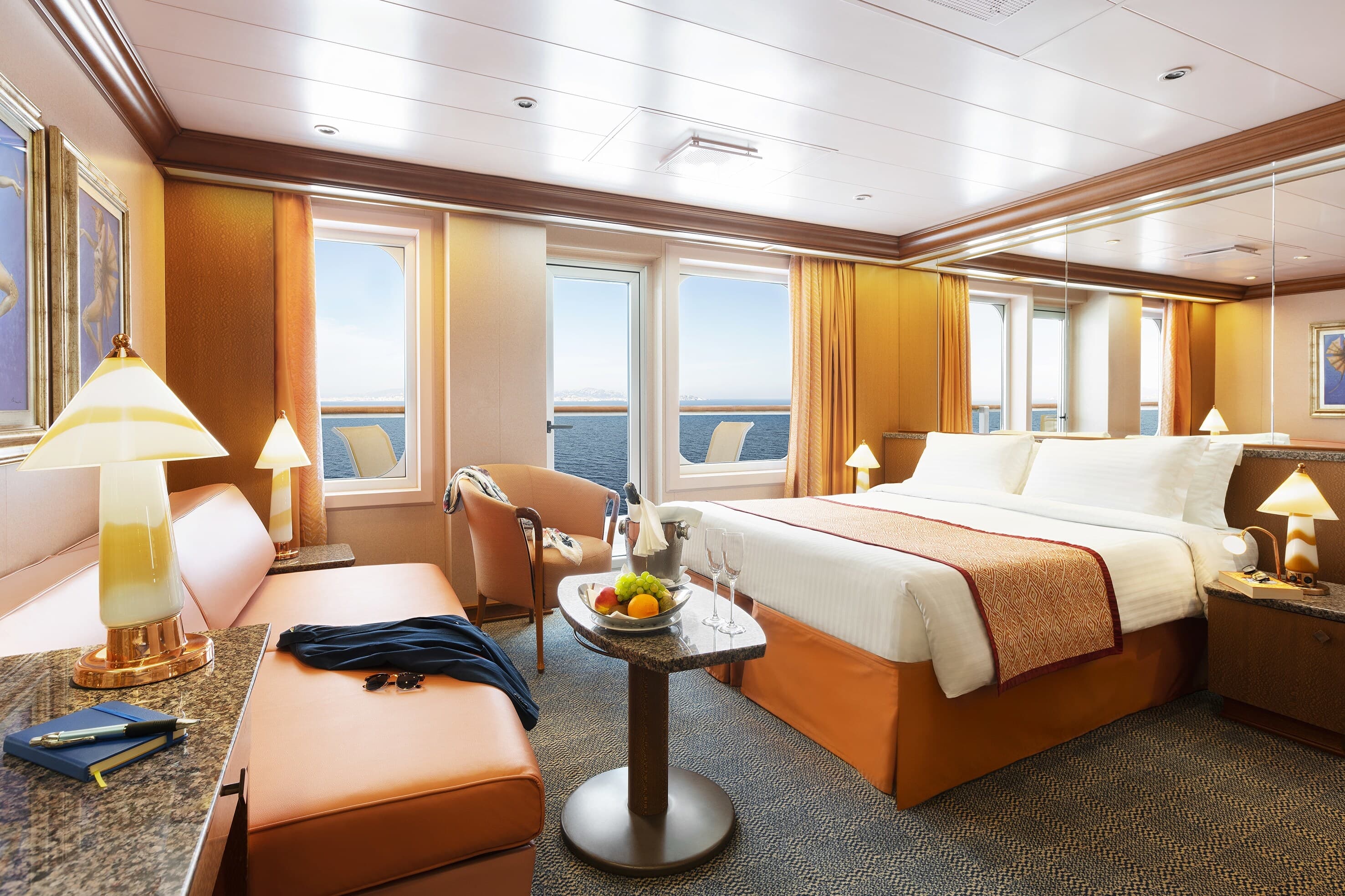 Costa Fortuna Mini Suite with ocean view balcony