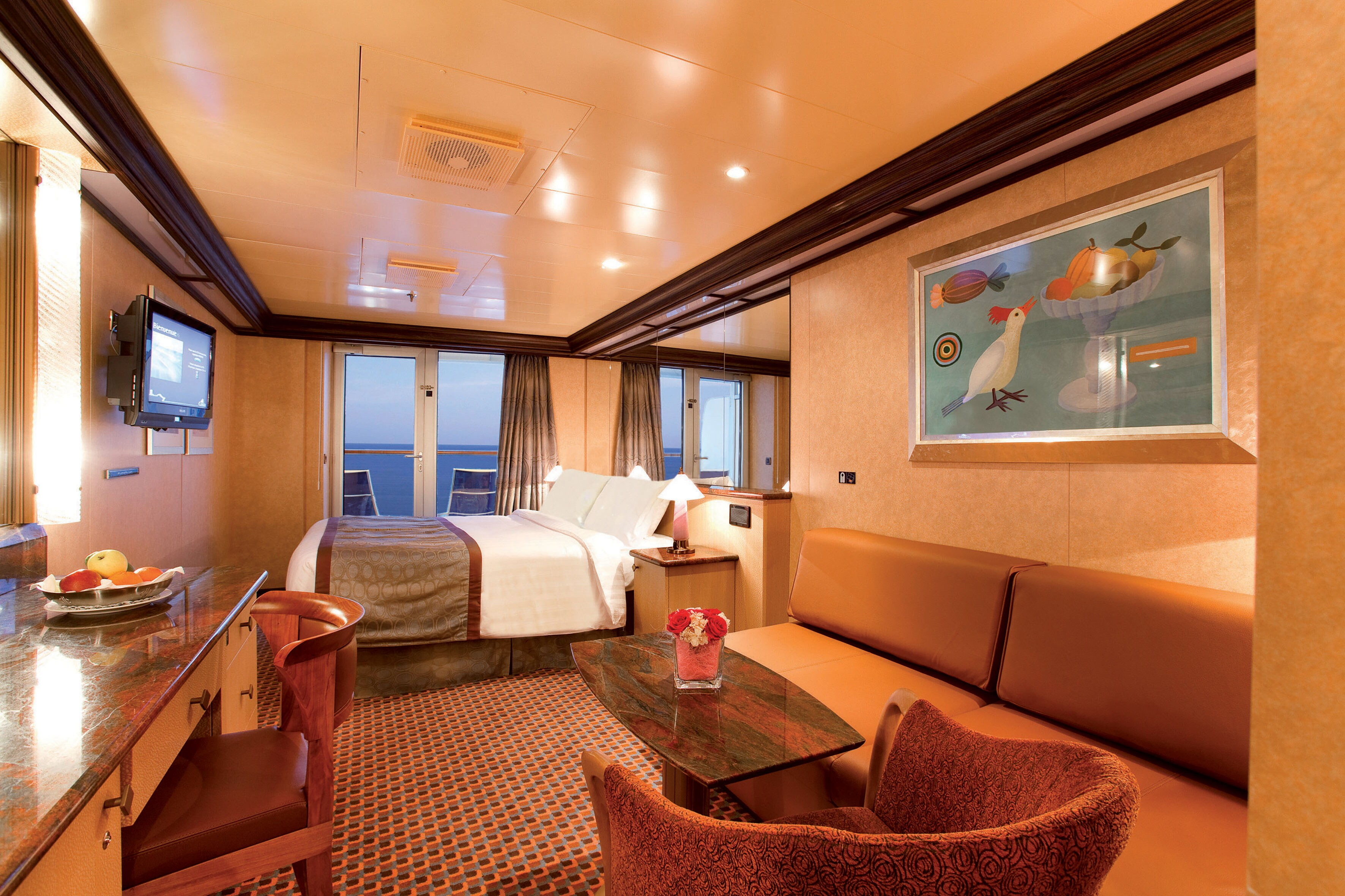 Costa Deliziosa Mini Suite with Ocean View Balcony