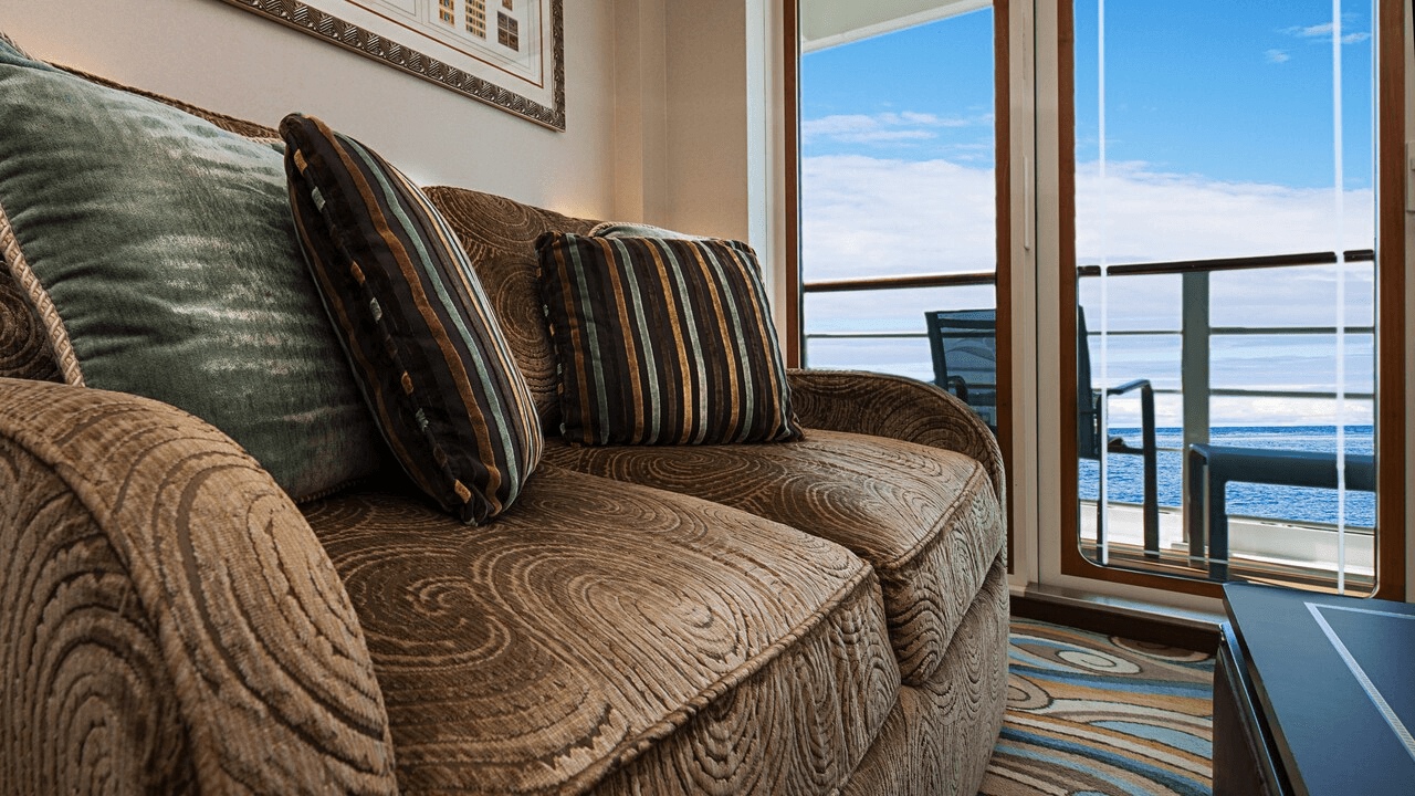 Disney Wonder Concierge Family Oceanview Stateroom with Verandah