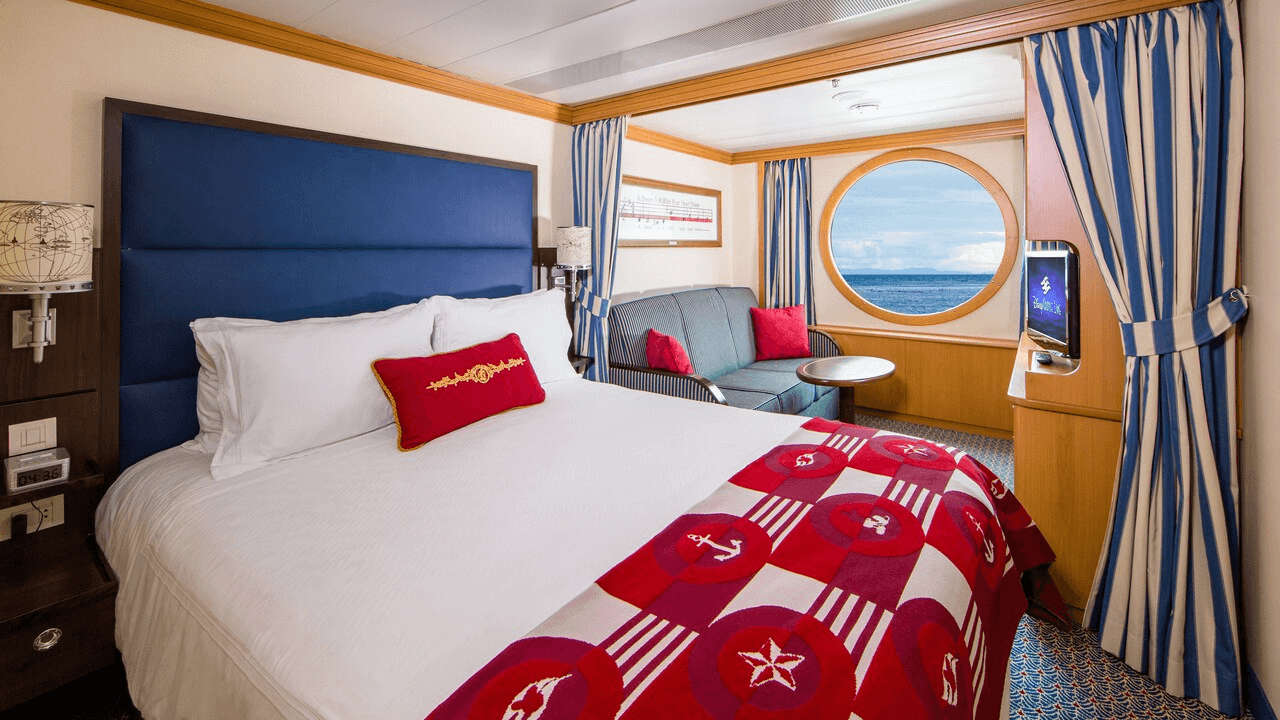 Disney Wonder Deluxe Oceanview Stateroom