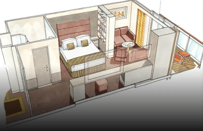 MSC Seashore YACHT CLUB DELUXE SUITE