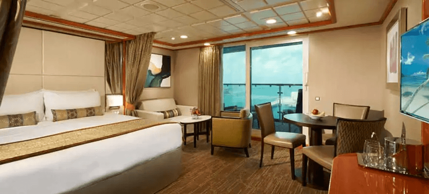 Norwegian Dawn Aft-Facing Penthouse with Large Balcony