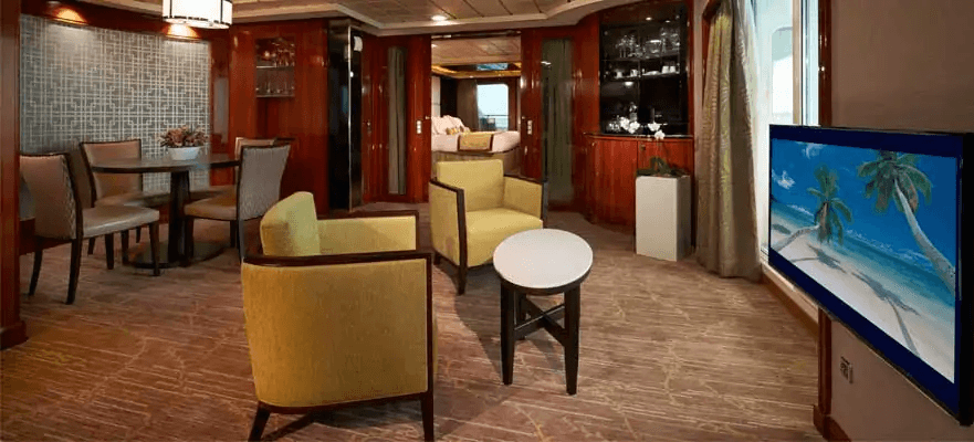 Norwegian Dawn Deluxe Owner's Suite with Two Balconies