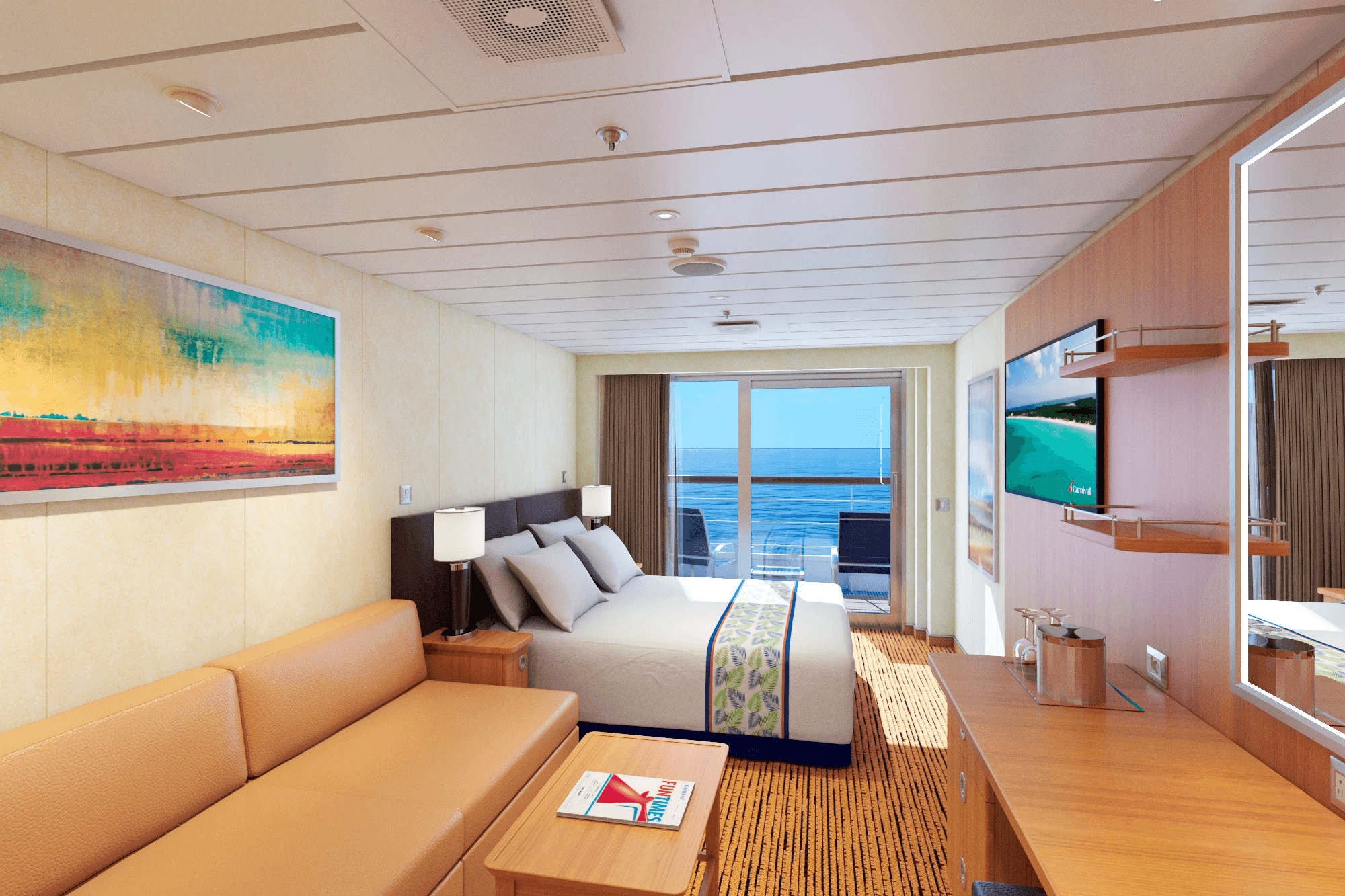Carnival Paradise Suite cabin