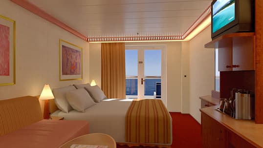 Carnival Miracle Balcony Stateroom