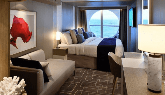 Celebrity Apex Deluxe Porthole view with veranda