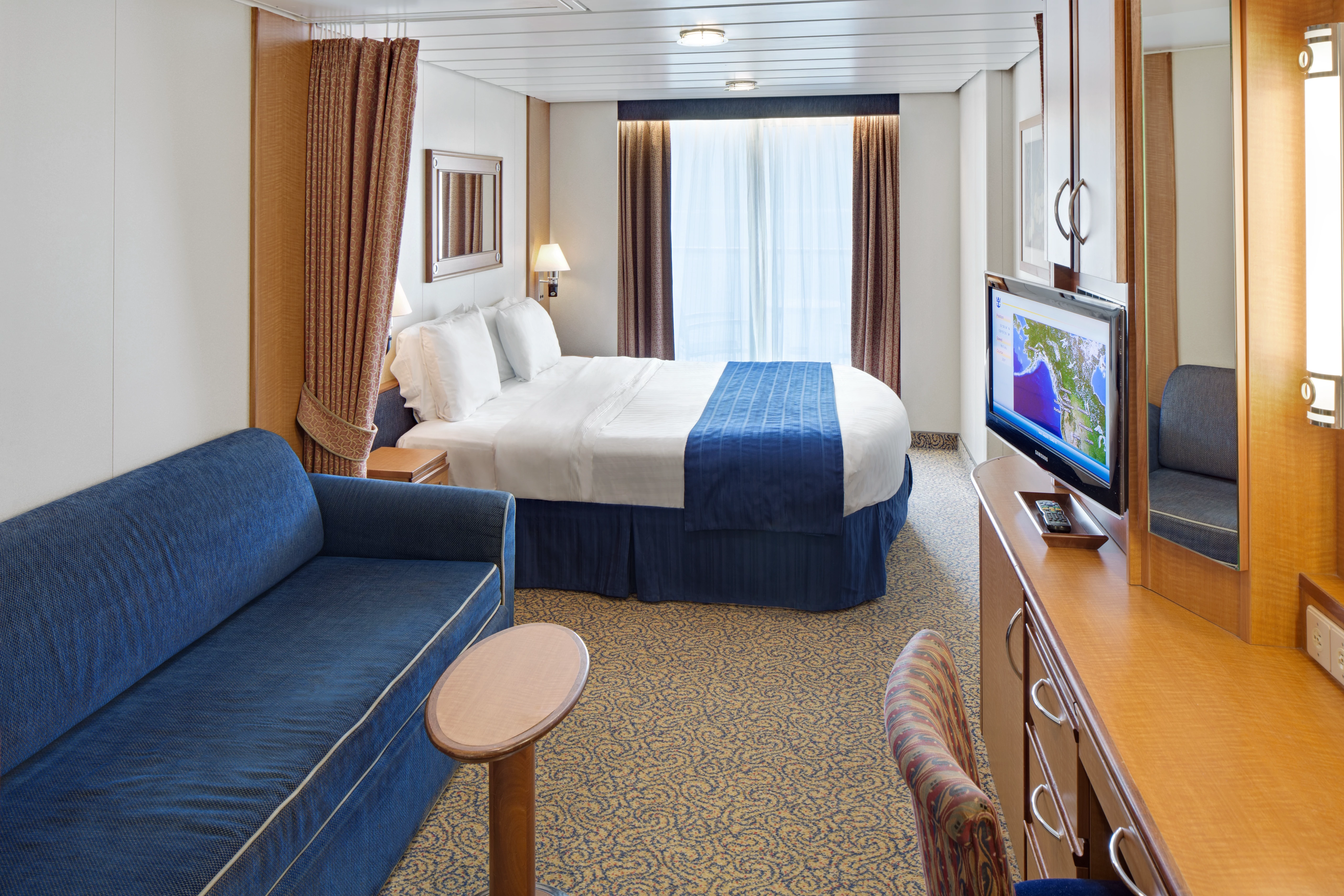 Radiance of the Seas Spacious Ocean View Balcony