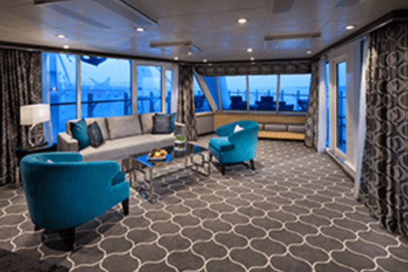 Symphony of the Seas Spacious Aqua Theater Suite with Large Balcony - 2 Bedrooms