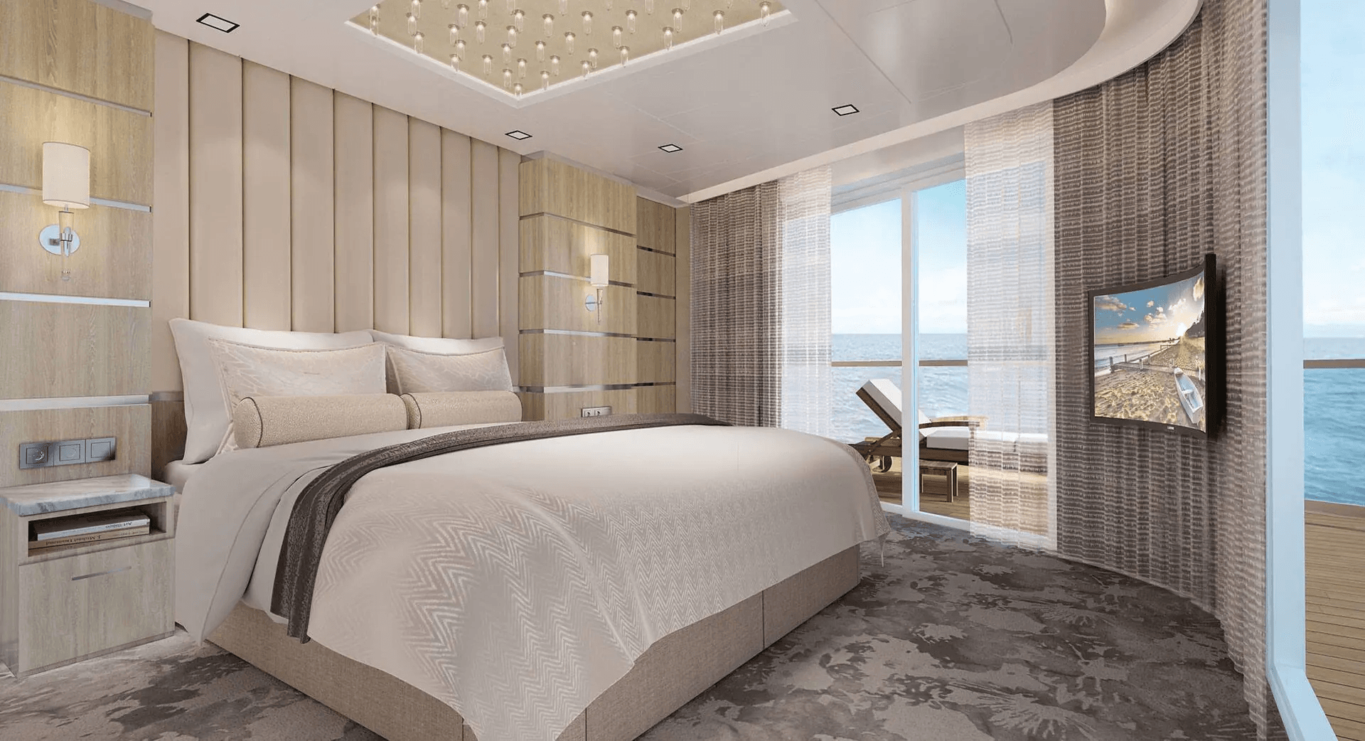 Norwegian Encore The Haven Deluxe Owner's Suite with Large Balcony