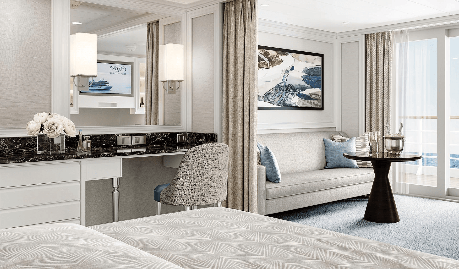 Seven Seas Grandeur Suite cabin