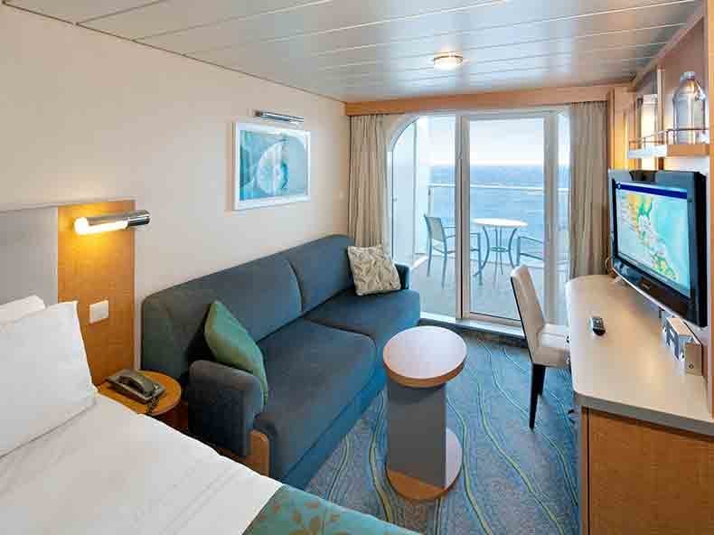 Oasis of the Seas Connecting Oceanview Balcony