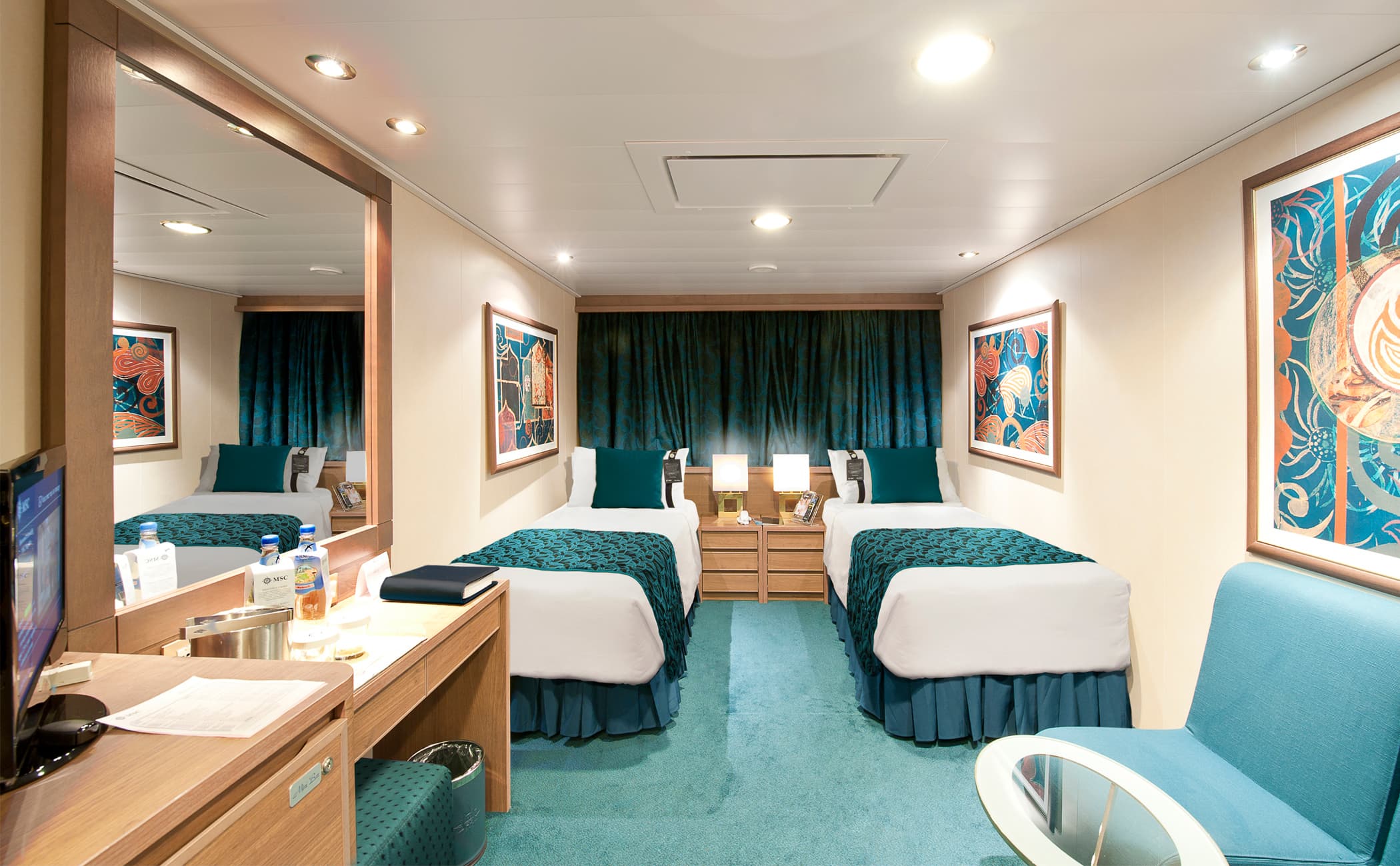 MSC Poesia DELUXE OCEAN VIEW WITH OBSTRUCTED VIEW FANTASTICA
