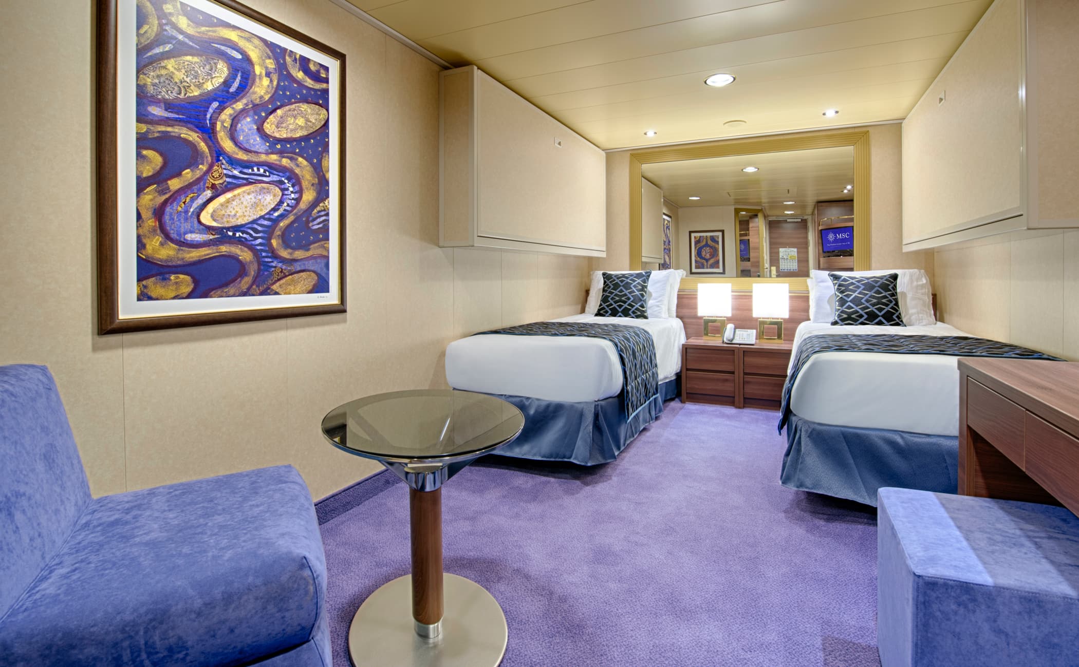 MSC Preziosa DELUXE INTERIOR FANTASTICA