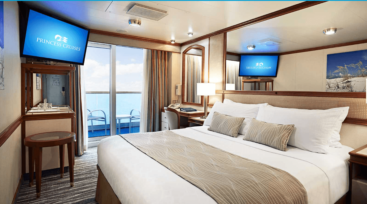 Diamond Princess Balcony Two Lower Beds