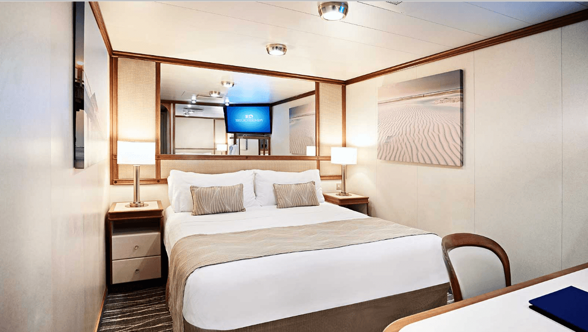 Grand Princess Interior Two Lower Beds