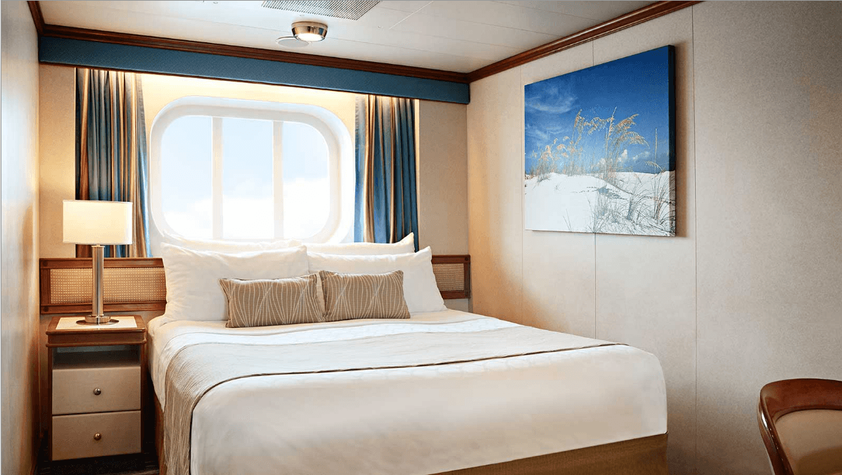 Sapphire Princess Oceanview Two Lower Beds (Obstructed View)