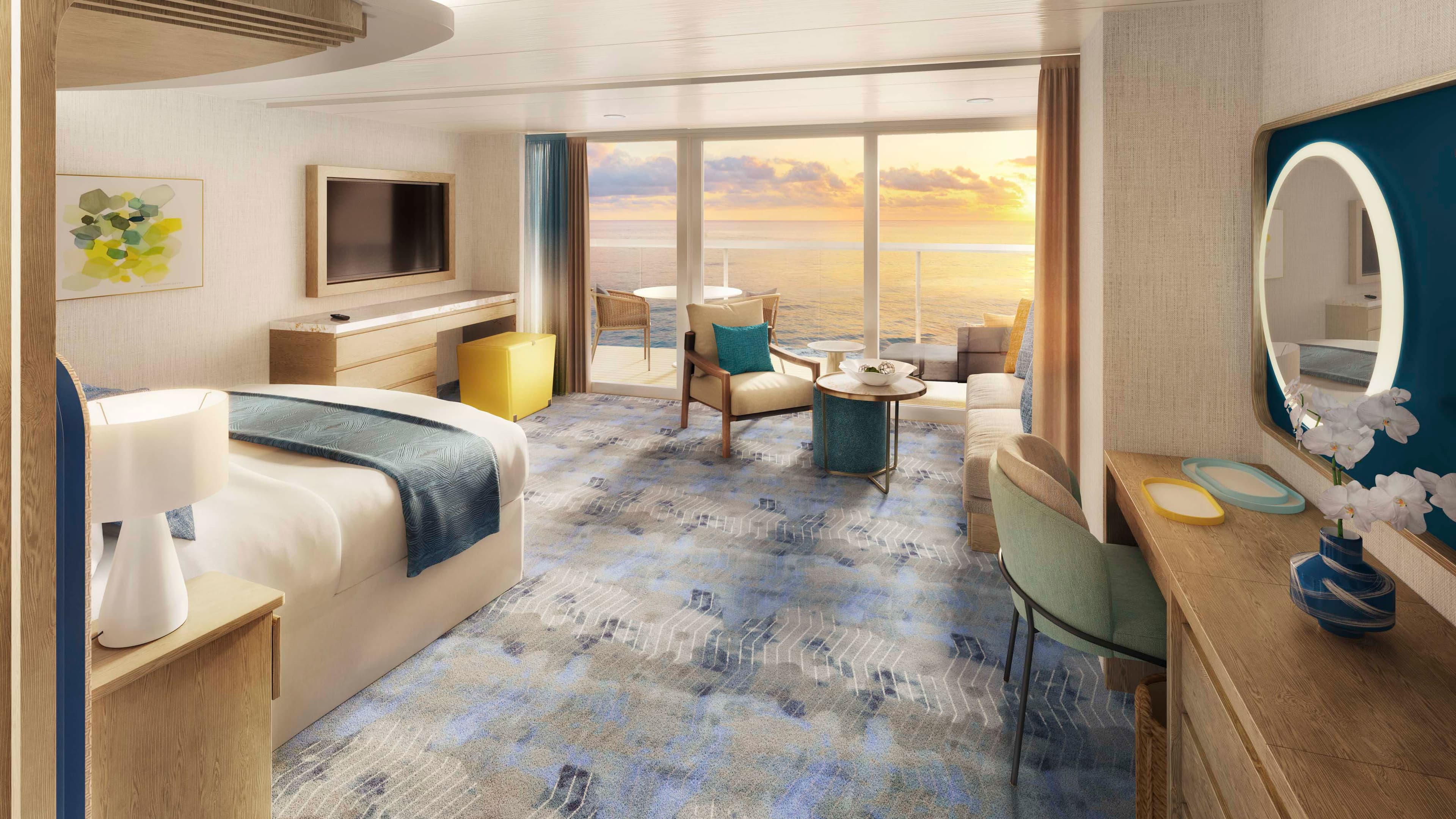 Icon of the Seas Sunset Suite