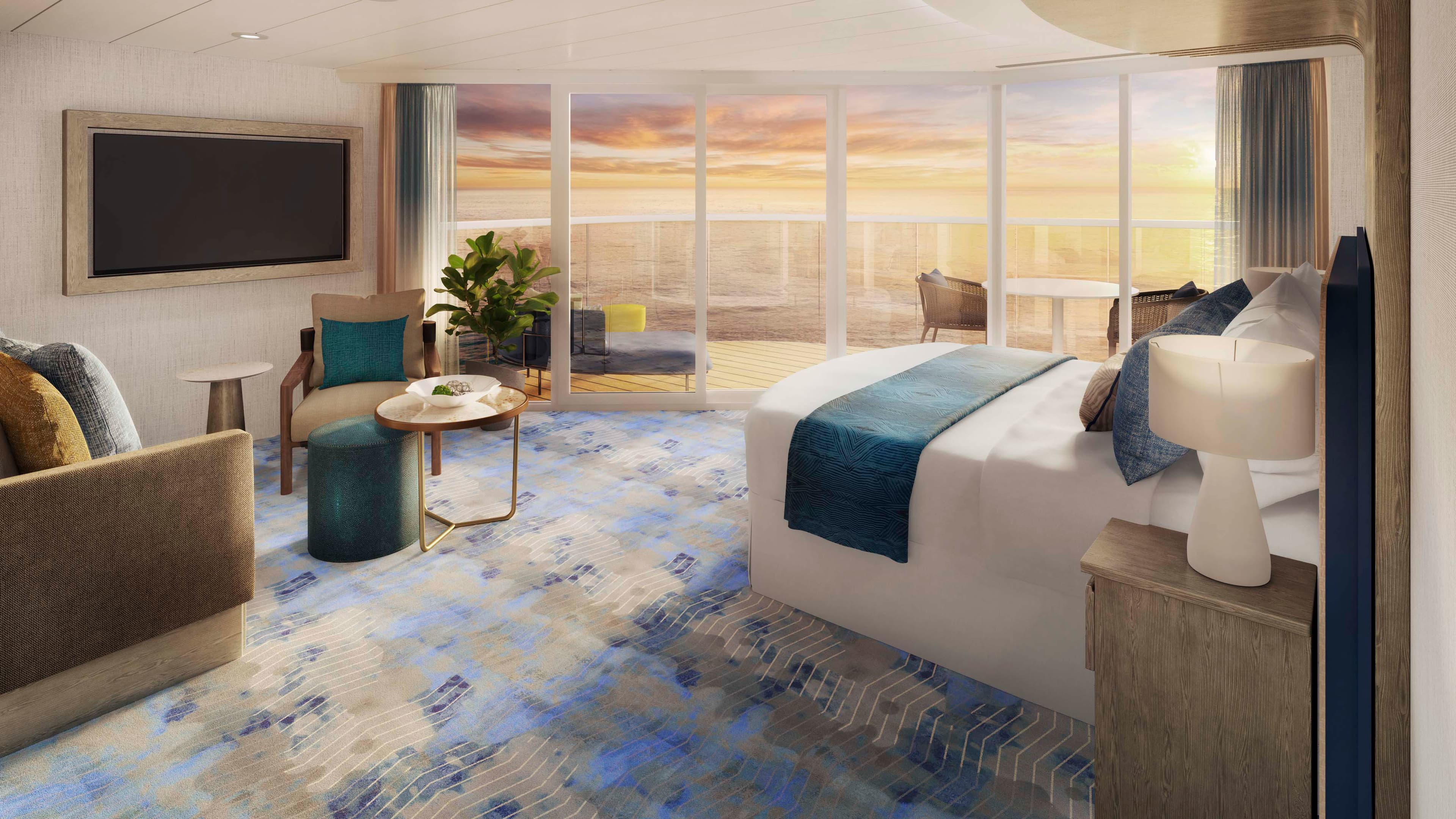 Icon of the Seas Sunset Junior Suite