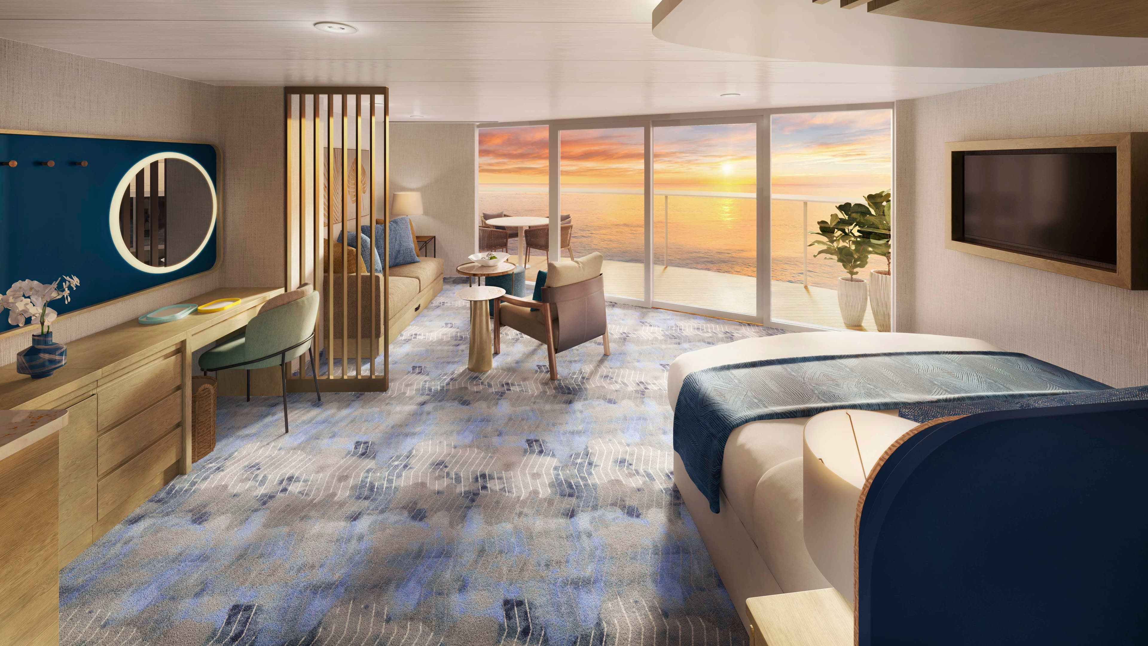 Icon of the Seas Sunset Corner Suite