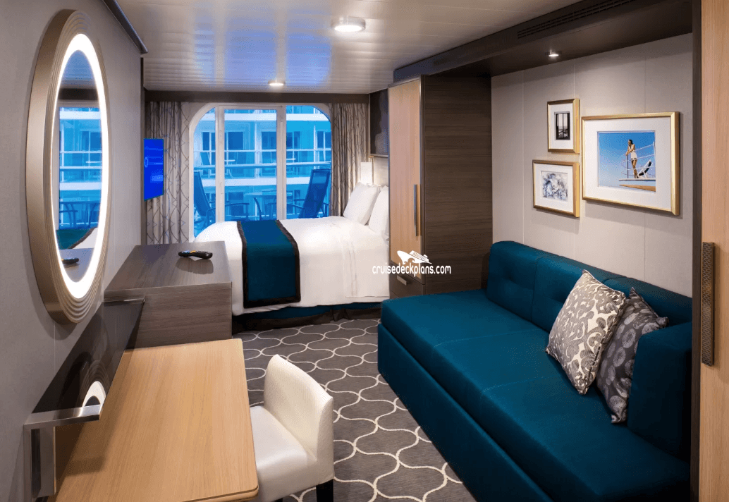 Utopia of the Seas Boardwalk View Balcony