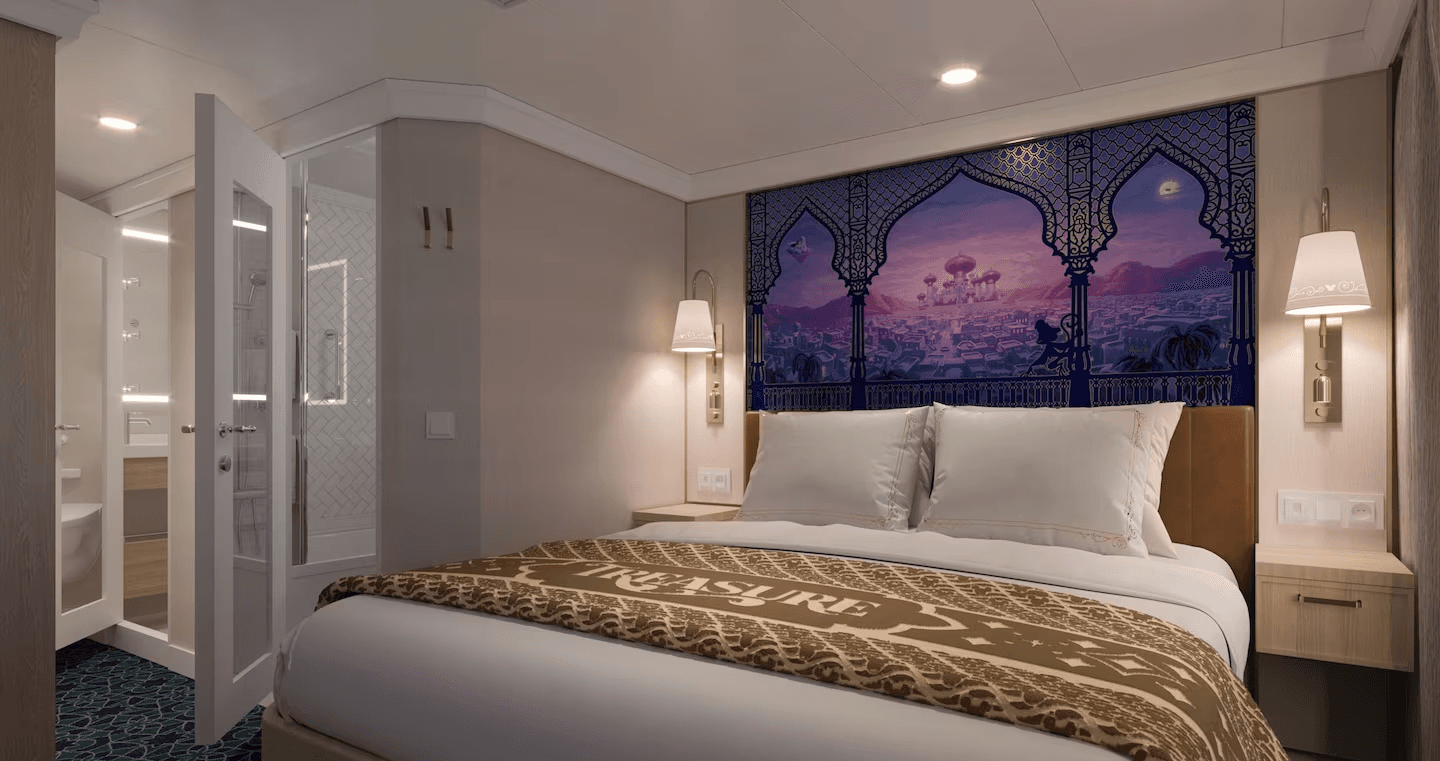 Disney Treasure Deluxe Oceanview Stateroom with Verandah