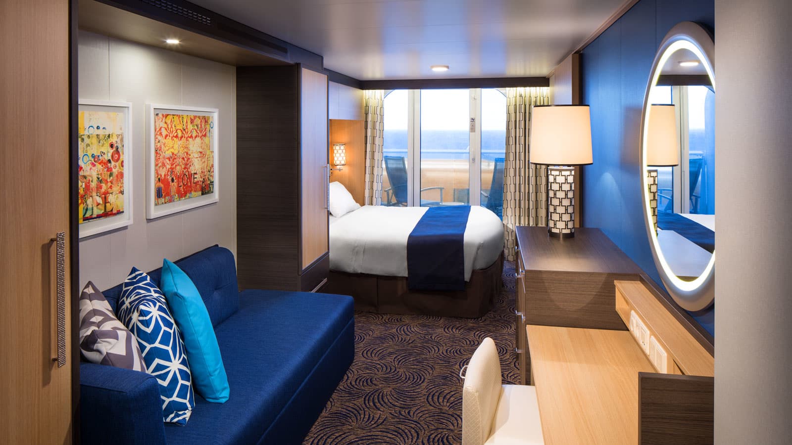 Anthem of the Seas Ocean View Balcony Quad Gty